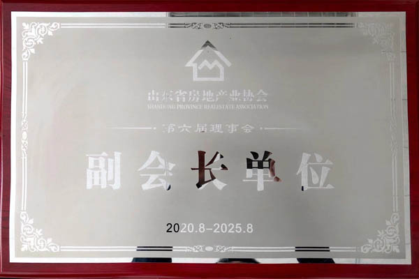 山東省房地產業協會副會長單位